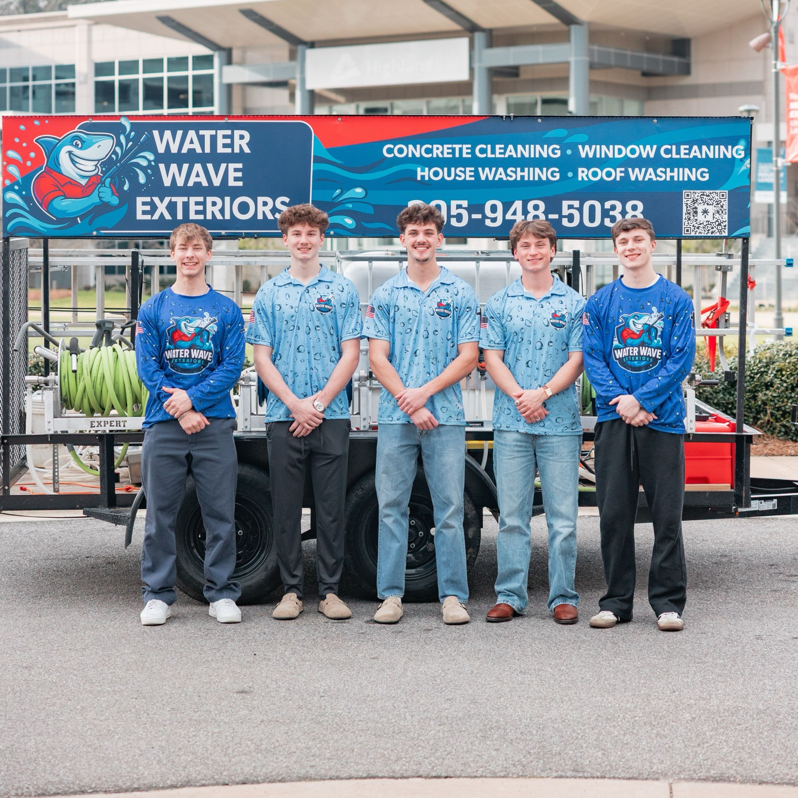 The Water Wave Exteriors team